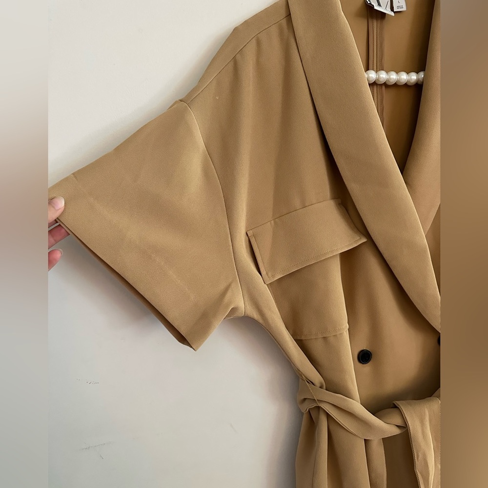 Worthington| NWT Oversized Tan Blazer - Picture 5 of 13